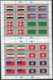 18651 NATIONS UNIES N°521/36**(4 Feuilles)  Drapeaux Des Etats Membres De L'ONU  1988  TB - Ungebraucht