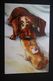 "My Puppy"  Painter Kniazeva - Modern Postcard - Dachshund - Dachshound - Teckel - Dackel - Bassotto - Dogs