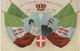 335-Savoia-Case Reali-Royal Houses-Maisons Royales-Coppia Reale Con Stemma E Bandiere-censura 1915 X Giardini Per Kaggi - Royal Families