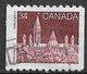 Canada 1985. Scott #952 (U) Parliament (Library)  *Complete Issue* - Coil Stamps