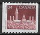 Canada 1985. Scott #952 (U) Parliament (Library)  *Complete Issue* - Rollo De Sellos