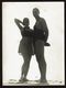 1936 - Grande Photo Artistique 18 X 24 Cm - Sur La Plage De Bredene - Couple - Homme En Maillot De Bain - 2 Scans - Lugares