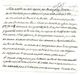 NOTE RELATIVE A L ADMISSION DE CLOTILDE DE LA MARTELIERE NOBLE COMME CHANOINESSE DE MUNICH OU BAVIERE 10*11 CM - Documents Historiques