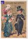 Rare Chromo Dorée 1886 Sicard Belle Jardinière Lyon Mode Femme Robe Chapeau - Victorian Trade Card Dress Top Hat A36-67 - Other & Unclassified