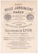 Rare Chromo Dorée 1890 Sicard Belle Jardinière Lyon Mode Moyen-Age Saint Louis Imperméable Chevalier Bouclie épée A36-84 - Other & Unclassified