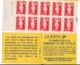 Timbres - 10 Timbres Rouge D - Valeur 25.00 Fr (3.81€) N°2713 - Otros & Sin Clasificación