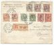 MAROC BLANC DIVERS + MOUCHON + CROIX ROUGE LETTRE REC RABAT RESIDENCE 5.2.1916 POUR OISE - 1900-29 Blanc