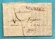 Brief Met Inhoud 28/10/1823, Griffe BRUSSEL (Herlant 62 : 40x6mm) Naar Gent - 1815-1830 (Dutch Period)