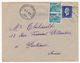 FRANCE - Enveloppe Affr. Composé 4F Dulac + 2x50c Mercure - Tassin La Demi-Lune (Rhône) - 1950 - 1944-45 Marianne Of Dulac