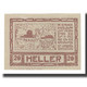 Billet, Autriche, Sindelburg N.Ö. Gemeinde, 20 Heller, Personnage 1, 1920 - Austria