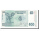 Billet, Congo Democratic Republic, 100 Francs, 2007, 2007-07-31, NEUF - Democratic Republic Of The Congo & Zaire