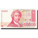 Billet, Croatie, 50,000 Dinara, Undated (1993), 1993-05-30, KM:26a, NEUF - Croazia