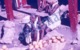 35mm DIAPOSITIVE SLIDE PHOTO 60s BLACK AFRICAN ETNIC WOMEN STREET MARKET HAITI A17 - Diapositive