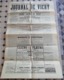 Rare JOURNAL De VICHY 06.07.1914 Quotidien Gazette Des Etrangers Casino Des Fleurs Pièce Théatre" Francs-Maçons " - Autres & Non Classés