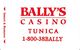 Bally's Casino - Tunica MS - Hotel Room Key Card - Hotelsleutels (kaarten)