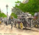 CPA 75 PARIS - Boulevard Montmartre (circulation Automobile Et Hippomobile...Omnibus à Impériale) ° HD 2 - Transport Urbain En Surface