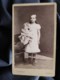 Photo CDV  Froment à Lodève  Jolie Fillette Blonde Tenant Une Grande Poupée  CA 1885-90 - L512A - Anciennes (Av. 1900)