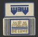 Razor Blade MEM DELUXE Old Vintage WRAPPER (see Sales Conditions) - Razor Blades