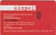 Estonia, EE-EMT/Simpel-001a, GSM / SIM Card With Chip, Simpel, Black, 1999, 2 Scans. - Estonie