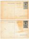 Carte Postale / Postkaart : 2 Stuks  0,45 F / "Taboralaan E'ville & Schijnwerkerij Stanleyville - Entiers Postaux