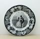 ANCIENNE ASSIETTE CREIL MONTEREAU XIXe - LES ANIMAUX INTELLIGENTS N°4: UN BON PIGEON - Plates