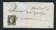 Rare Lettre De Langogne  Pour Mende ( 1849 ) Avec Un N° 3 - 1849-1876: Periodo Classico