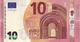 10 Euros 2014 Serie UE , U001D6 Signature Mario Draghi UNC  N° UE 8017399754 - 10 Euro