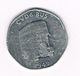 //  20 PENCE NATIONAL TRANSPORT TOKEN - CVD BUS 1949 - Monetary/Of Necessity