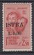 ISTRIA OCC. YUGOSLAVA - Fratelli Bandiera - 5 Lire - Sassone N.33 - Cv 425 Euro - Gomma Integra - MNH** - Occ. Yougoslave: Istria