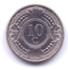 NETHERLAND ANTILLAS 2012: 10 Cents, KM 34 - Antille Olandesi