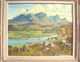 Delcampe - Charmant Paysage : "BEN LOYAL (Nord De L’Écosse)", Peint Par Walter W. RUSSELL - Olii
