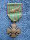 WWI Médaille Croix De Guerre Avec Palme 1914 1917 Très Bon état - France