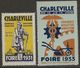 France 1931, 1933 Vignettes Foire Charleville 2 Diff. TB Sans Charnière - Other & Unclassified