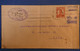 B85 MAROC LETTRE 1945 POSTE AERIENNE CASABLANCA POUR LYON RUE LAFONT - Cartas & Documentos