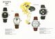 SWISS WATCHES 1969 MONTRES PUBLICITAIRES MARQUE  JUSTEX SINCE PAGES 22 NEUF LONGUEUR 29,5 CM X LARGEUR  21,00 CM - Horloge: Luxe