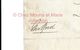 LETTRE A CHARLES MOTTELEY PARIS POUR LE DUC DE BEDFORD CONTRESEING RUSSELL - 15 MARS 1826 PLACE VENDOME - Documents Historiques