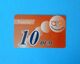10 DEM ... Montenegro Very Old Issue Prepaid GSM Card * Prepaye Carte Recharge - Value In Old Deutschland Marks Vaucer - Montenegro