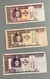 Souvenirs De La Mongolie : Billet 20 Tugrik  (Neuf) & 4 Billets 50 & 1 De 100 Tugrik (légèrement Froissés) & 11 Timbres - Mongolia