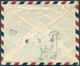 1956 H.K. Jebsen & Co.Victoria Franking Machine Airmail Cover - Captain Hansen, M.S. MICHAEL JEBSEN Ship, Tientsin China - Cartas & Documentos