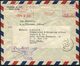 1956 Jebsen & Co. Franking Machine Airmail Cover - Capt. Hansen, M.S. MICHEAL JEBSEN Ship,Port Said Egypt, Mackerel Fish - Briefe U. Dokumente