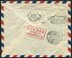 1956 Jebsen & Co. Franking Machine Airmail Cover - Capt. Hansen, M.S. MICHEAL JEBSEN Ship,Port Said Egypt, Mackerel Fish - Cartas & Documentos