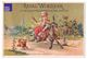 Jolie Chromo Dorée Royal Windsor équitation âne Martin Fille Robe - Victorian Trade Card Dress Girl Donkey Dog A38-48 - Other & Unclassified