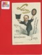 Paris Superbe Chromo Appel Chapellerie Léon Rue Neuve Saint-Augustin Homme Chapeau Salut Exposition 1878 Ambassade - Autres & Non Classés