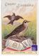 Jolie Chromo Cacao Chocolat Suchard Oiseau Ornithologie Alouette Alauda Arvensis - Bird Lark Skylark Trade Card A38-67 - Suchard