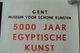 Affiche Belge 5000 Ans Histoire Egyptienne Vrij Van Zegel Vintage - Plakate