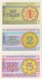 Kazakhstan : Lot De 3 Petits Billets : 1-2-5 Tyin 1993 UNC - Kazakhstan