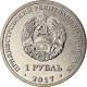 Monnaie, Transnistrie, Rouble, 2017, Jeux D'hiver, SPL, Copper-nickel - Moldavië