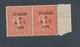 FRANCE - PAIRE N°YT 264 NEUVE* AVEC CHARNIERE - SIGNEE - CONGRES SANS ACCENT - 1930 - Unused Stamps