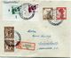 ALLEMAGNE LETTRE RECOMMANDEE DEPART GARMISCH-PARTENKIREHEN 15-2-36 1V OLYMPIFCHE SPIELE (OBL. ILLUSTREE J.O.) POUR...... - Sommer 1936: Berlin