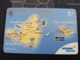 ST MARTIN €5,- MAP OF ST MARTIN ANS ST BARHTS  FINE USED CARD    ** 2750 ** - Antilles (Françaises)